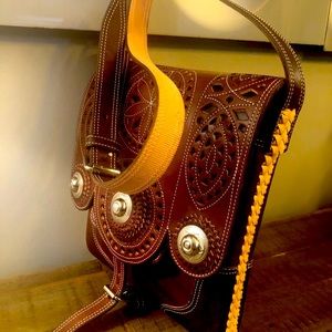 Hand crafted satchel